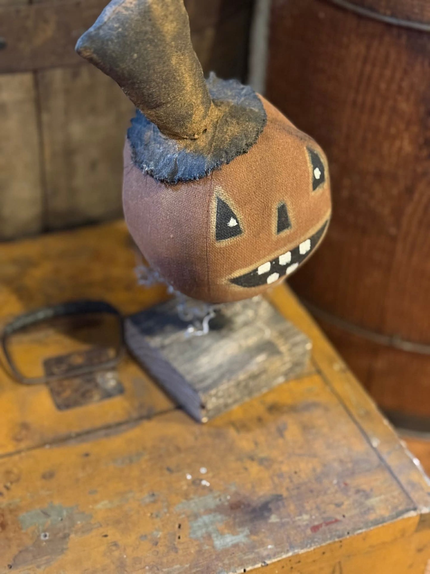 Primitive Jerry Pumpkin Man