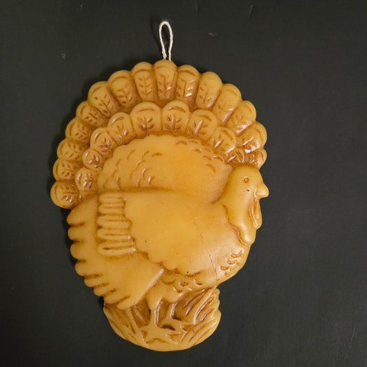 Turkey Flat Beeswax Ornament