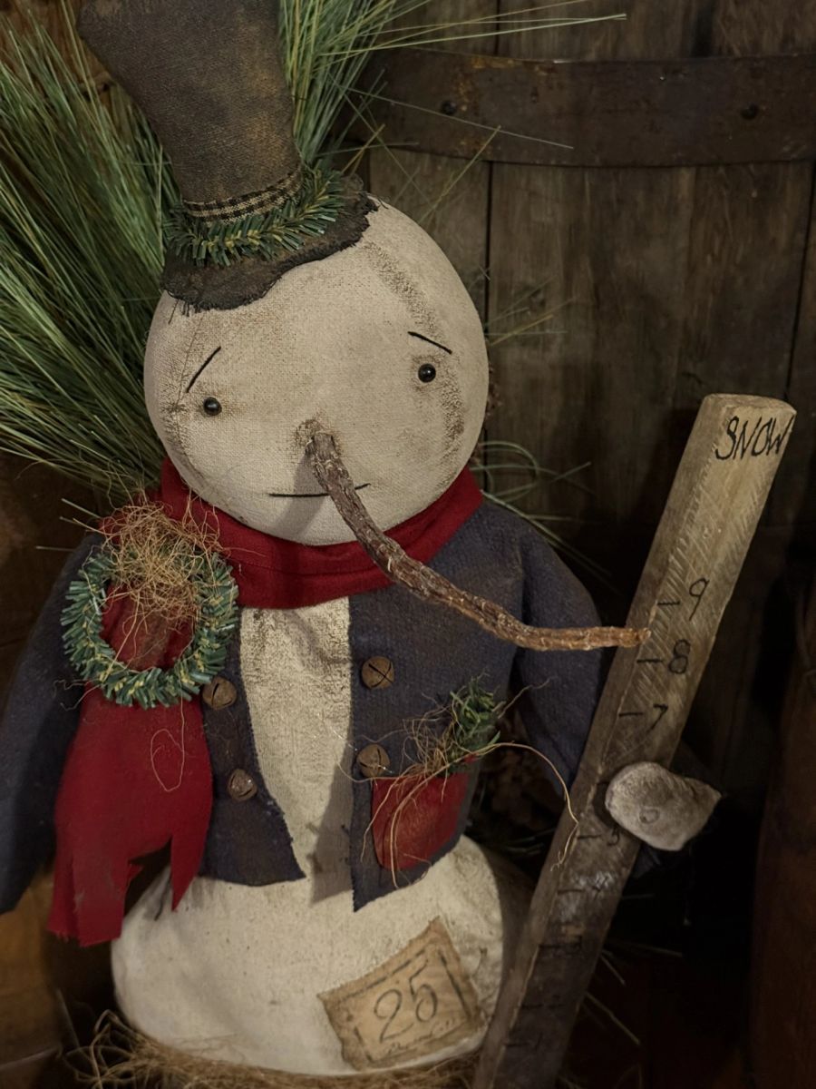 Primitive Frosty Snowman