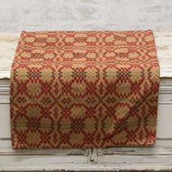 Patriot Knot Long Runner Cranberry/Green/Tan