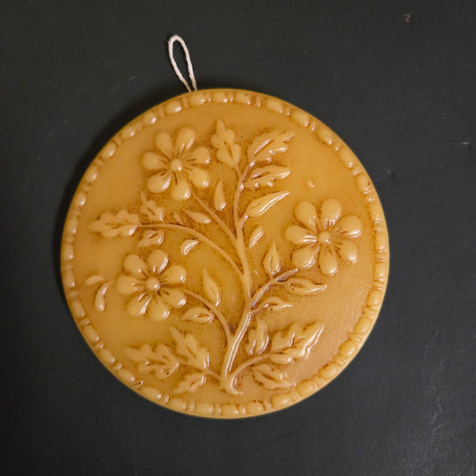 Round Thistle Beeswax Ornament