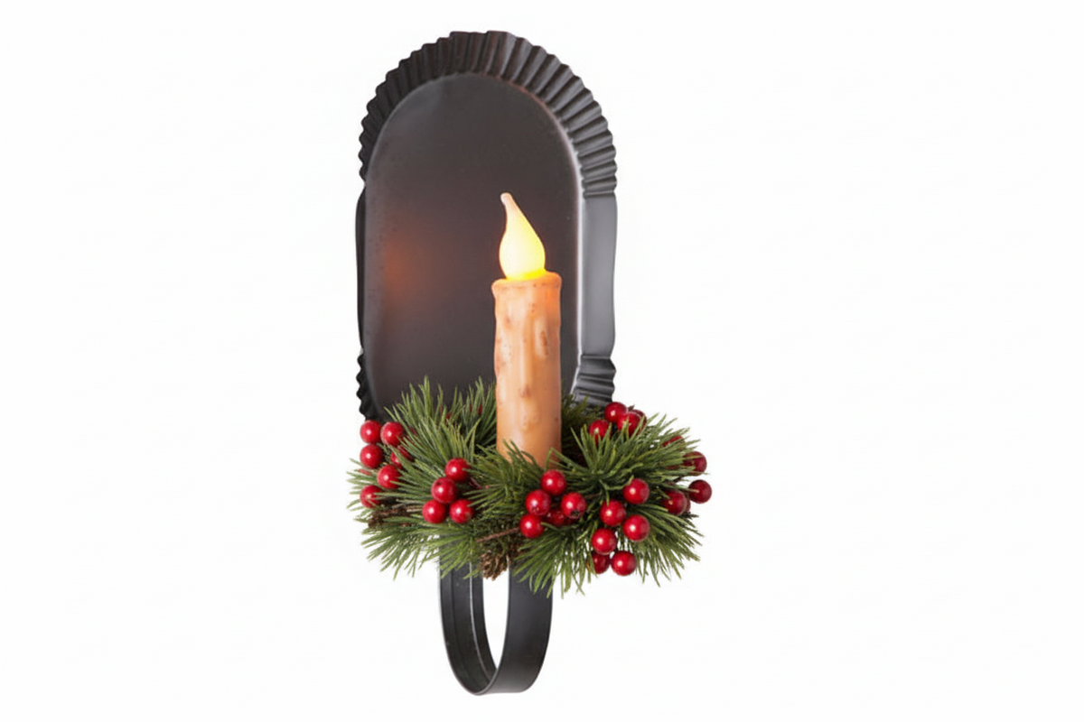 Canterbury Tin Candle Sconce