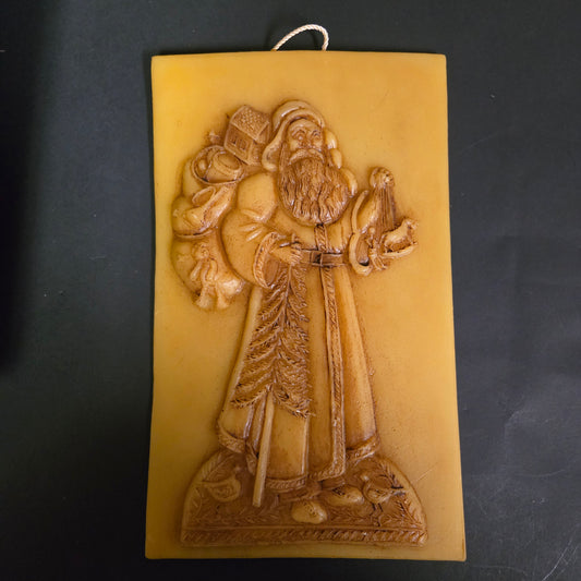 Santa Springerle Plaque - Large
