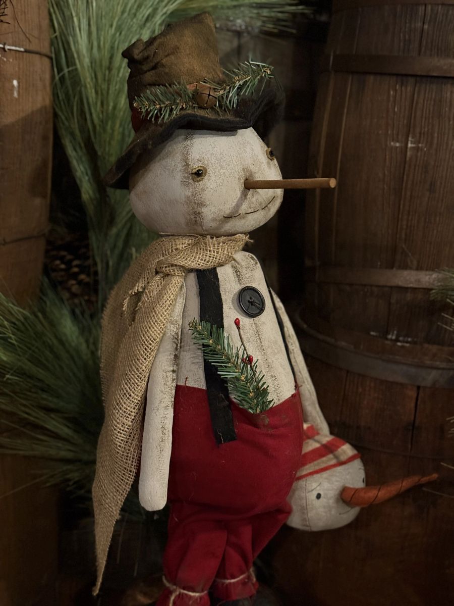 Primitive Jolly Snowman