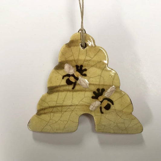 Beeskep Redware Ornament