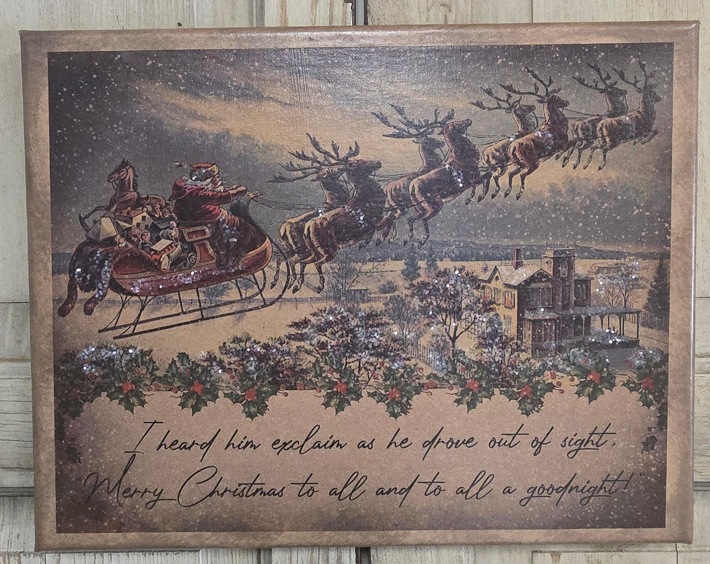 11X14 All A Good Night Canvas Print