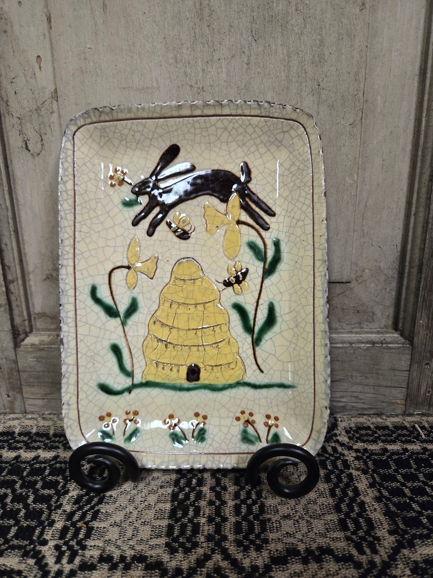 Collection of 6" x 8" Rectangle Plates - Turtle Creek Pottery from the Workshops of David T. Smith