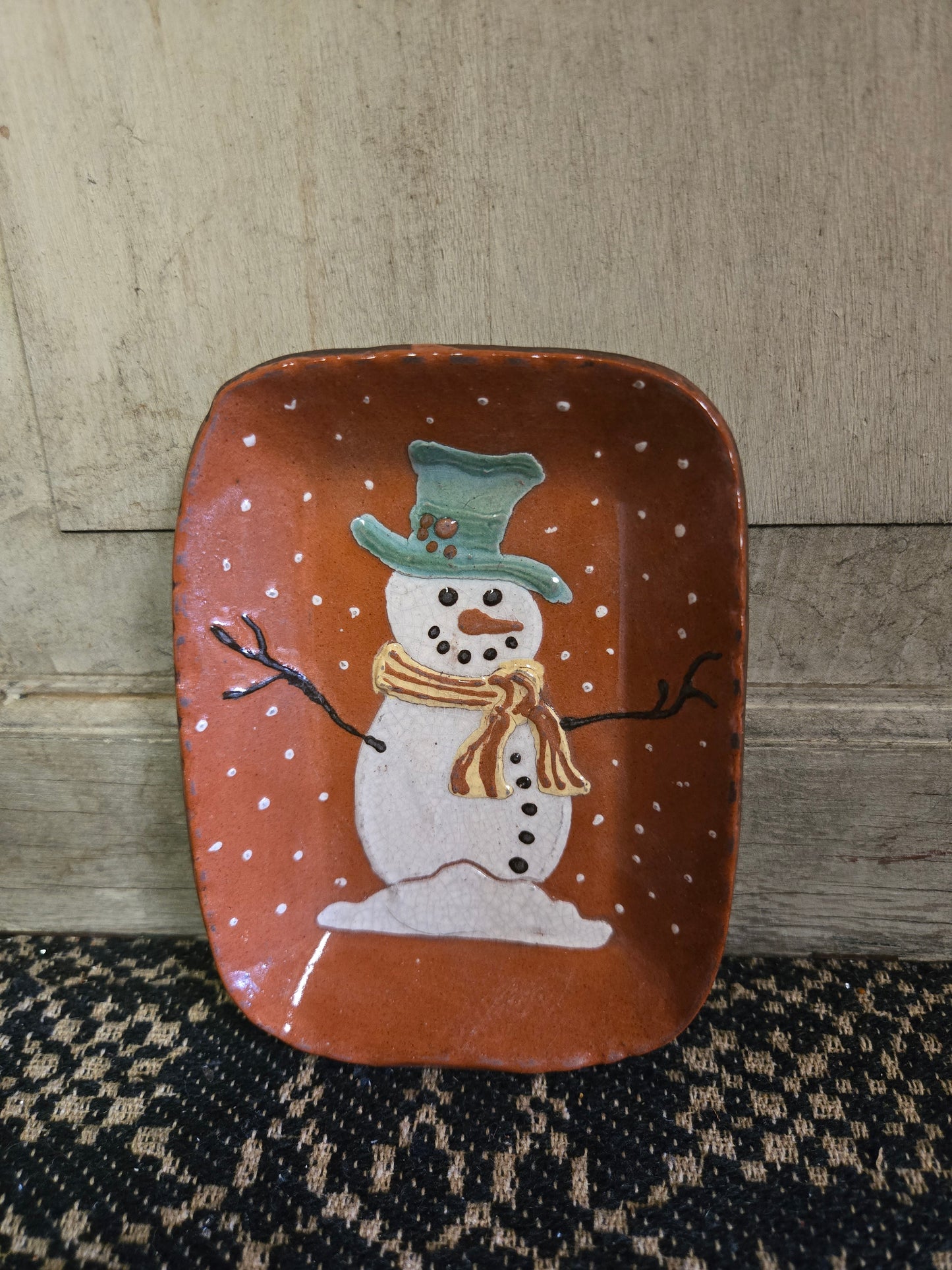 Collection of 3" x 5" Rectangle Plates - Turtle Creek Pottery from the Workshops of David T. Smith