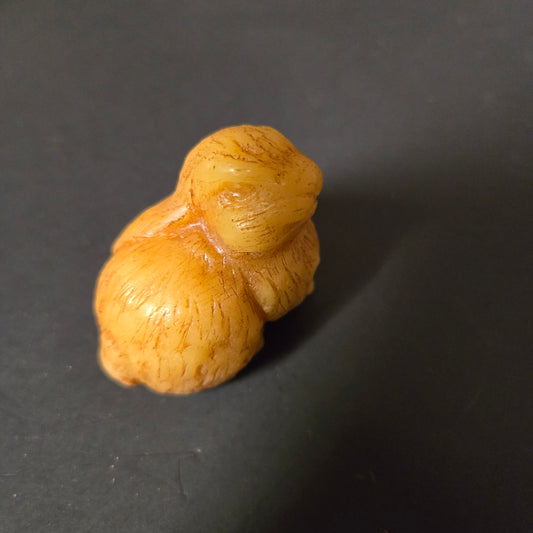 Small Sitting Bunny Beeswax Figure