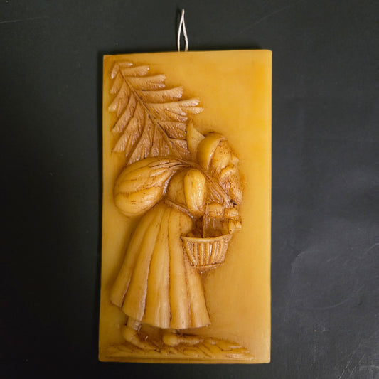 Santa Springerle Plaque - Medium