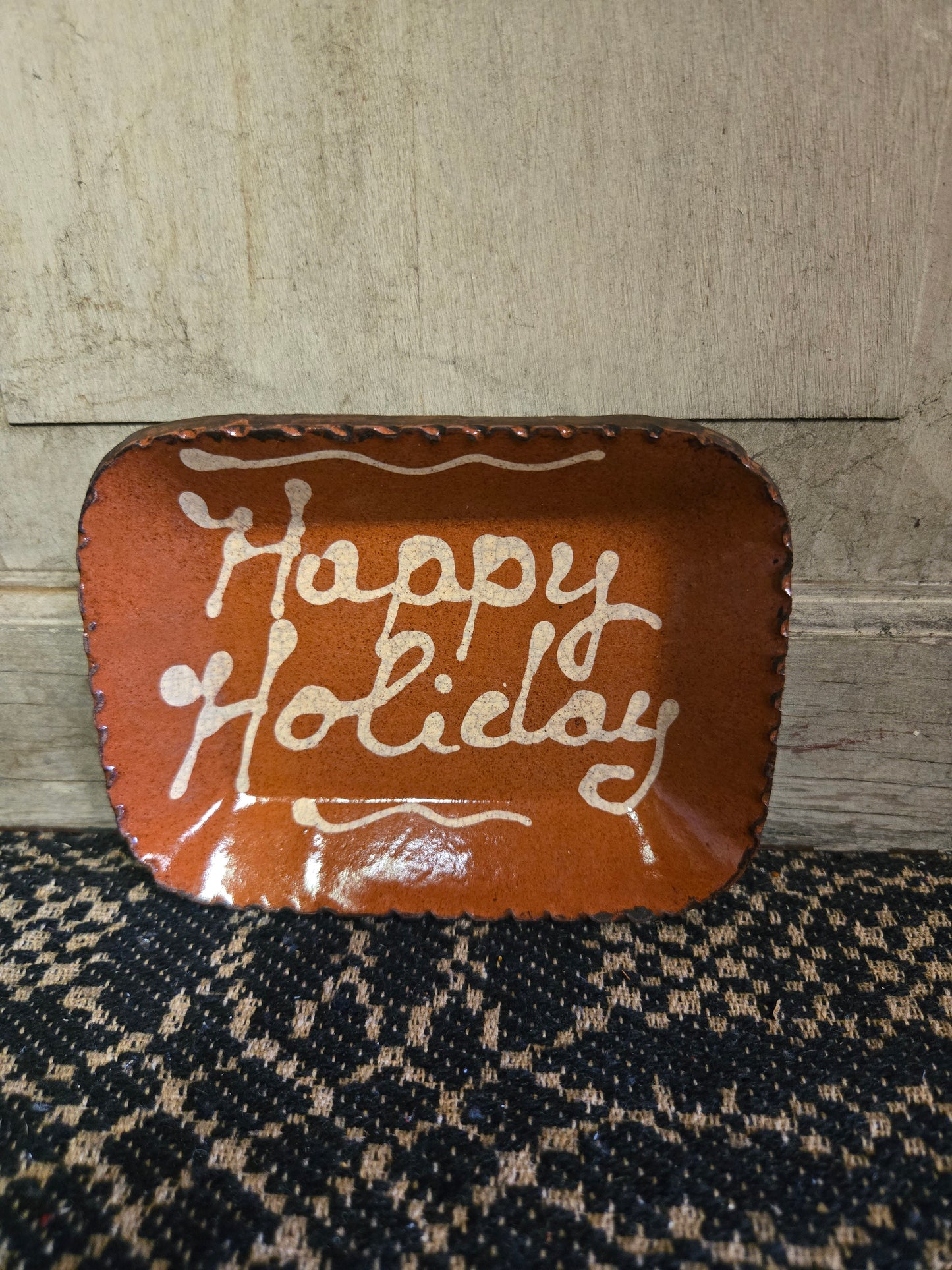 Collection of 3" x 5" Rectangle Plates - Turtle Creek Pottery from the Workshops of David T. Smith
