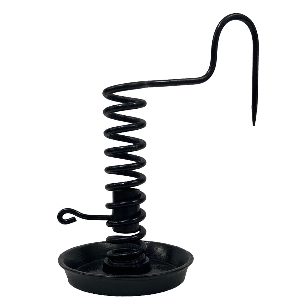 10″ Iron Spiral Courting Candle Holder