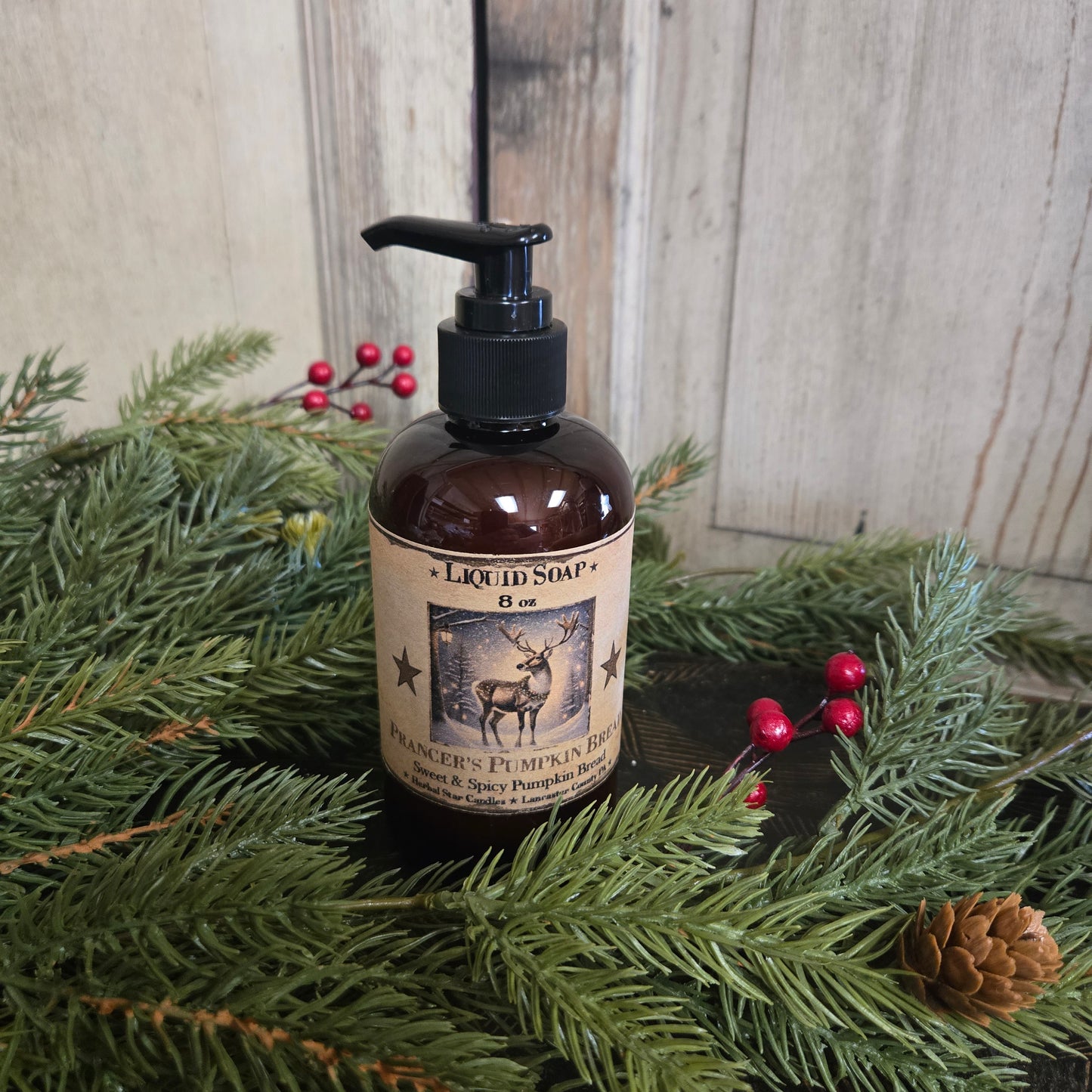 Prancer's Pumpkin Bread Liquid Hand Soap