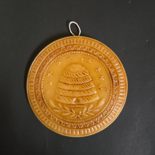 Round Hive Beeswax Ornament