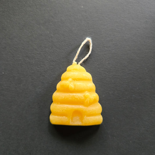 Mini Beeskep Beeswax Ornament