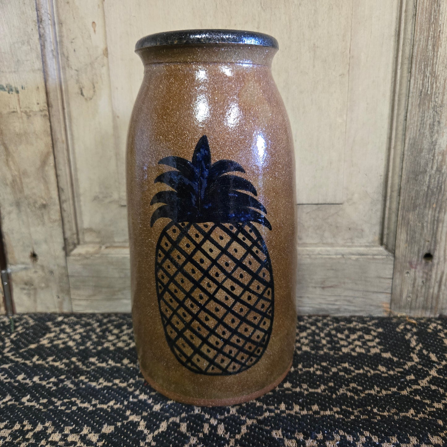 Collection of Large Stoneware Canning Crocks