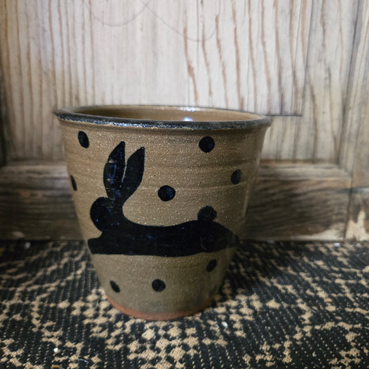 Collection of Large Stoneware Tumblers