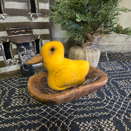 Rugged Chic Primitive Chick in Trencher