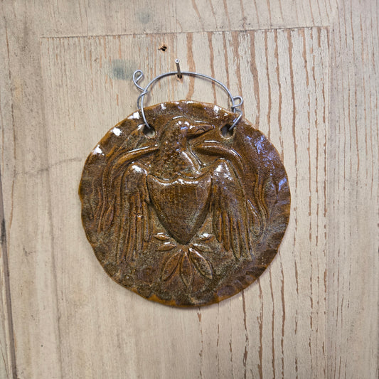 Eagle Pottery Wall Hanging