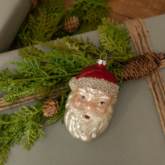 Santa Head Ornament