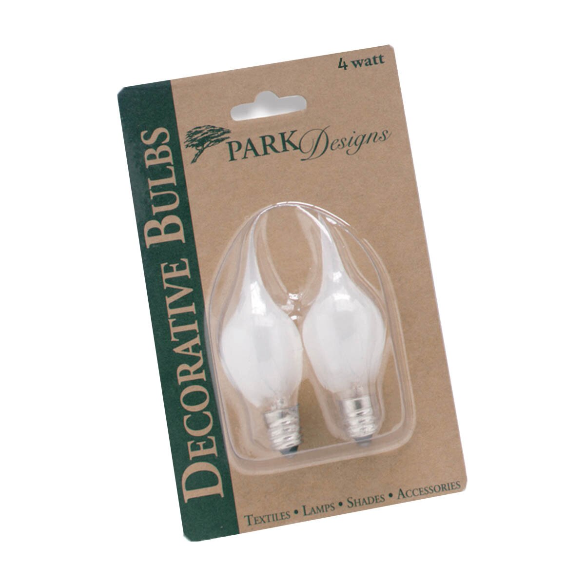 Pack of Park Designs decorative bulbs on a beige background