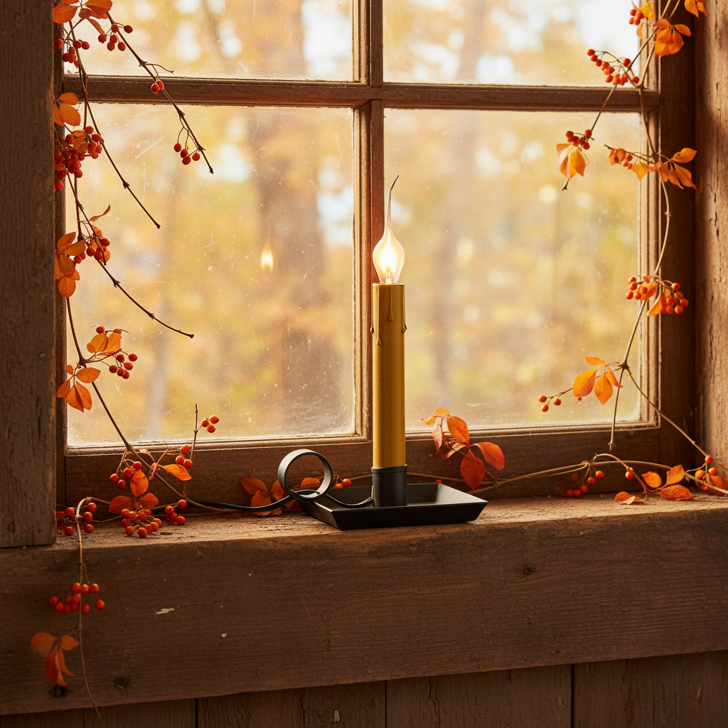 Window Lights - Tin Welcome Lights and Wood Charming Lights – The Tin Bin