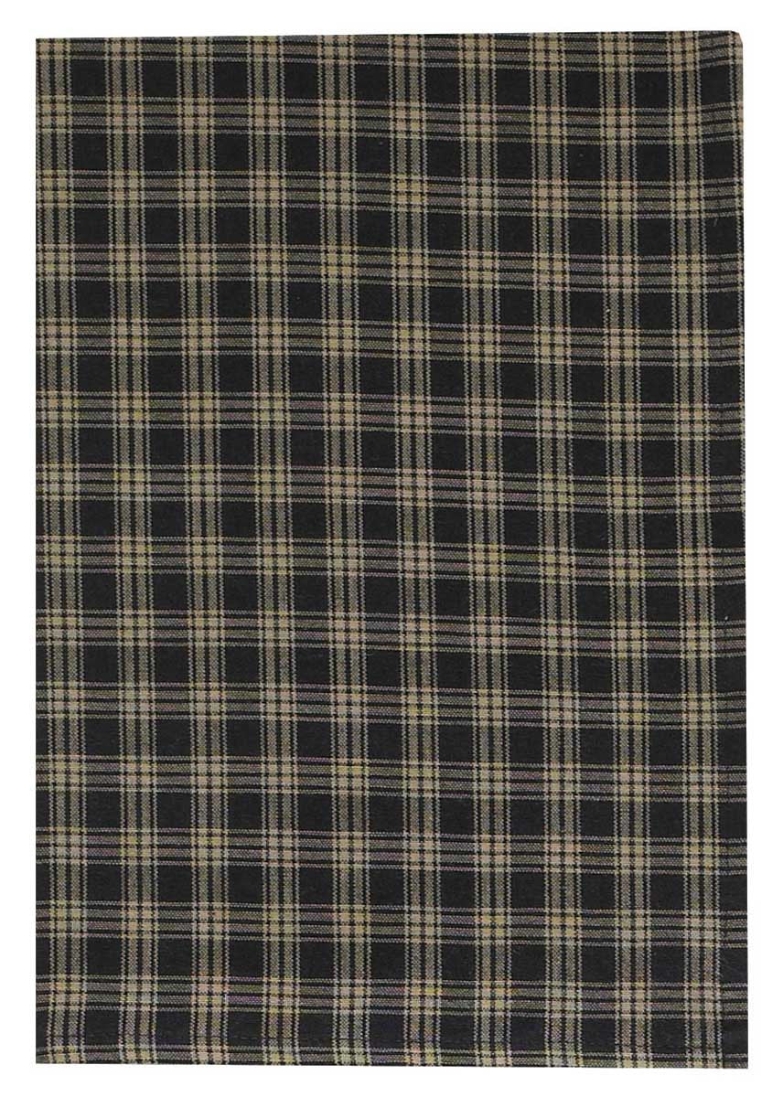 A black and beige checkered dishtowel.