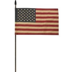 Teastained USA Flag Pick