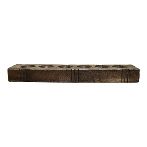 Treenware egg tray on white background