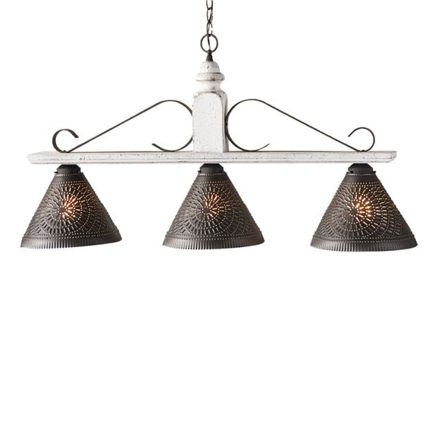 Wellington Large Island Light in Vintage White