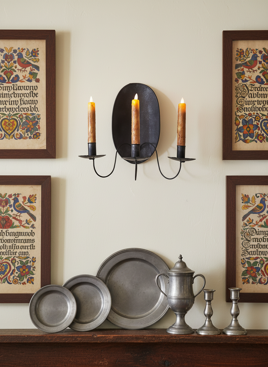 Williamsburg Tin Candle Sconce