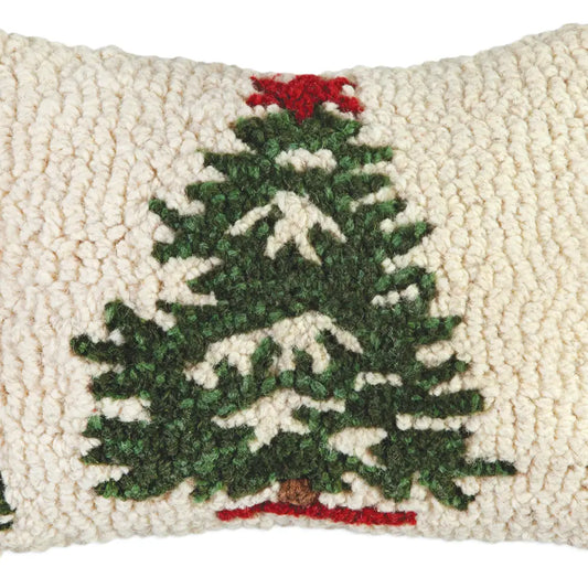 Winter Tree Hooked Pillow